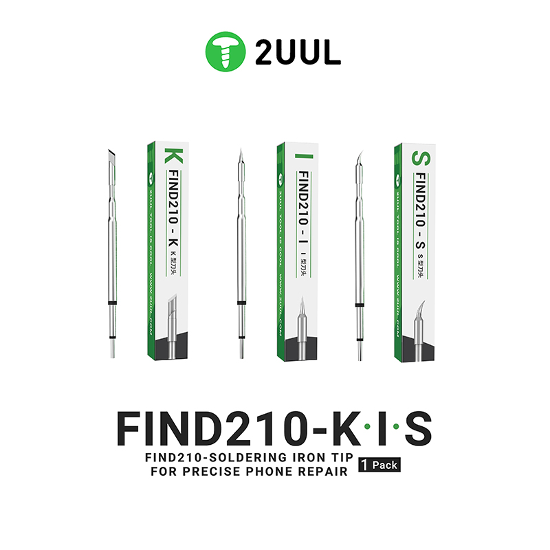 C210 Precision Soldering Station - 2uul-ユニバーサルはんだごてチップ、c210、k i s、正確な電話修理のためのはんだ付けステーション、ICパッド、クリーニング、ジャンプワイヤー、c210