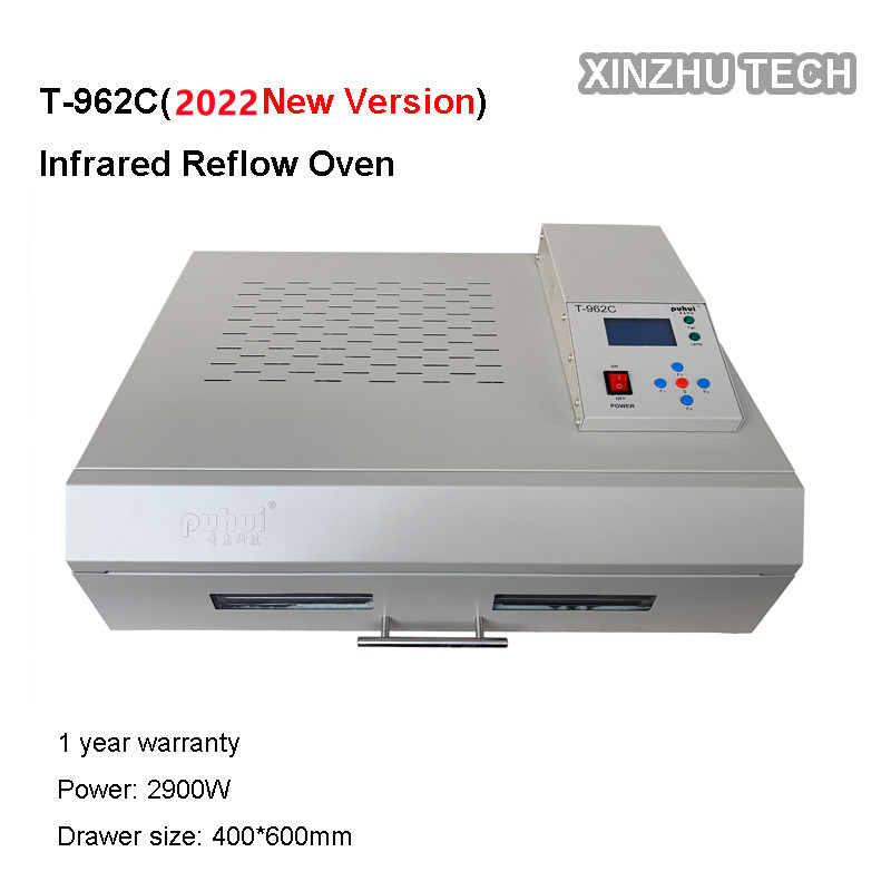 Infrared Bga Rework Station - Puhui-赤外線ICヒーター,BGAワークステーション,オーブンマシン,T-962C w,2500 v,220 v,50hz,60hz,高品質,新バージョン,110