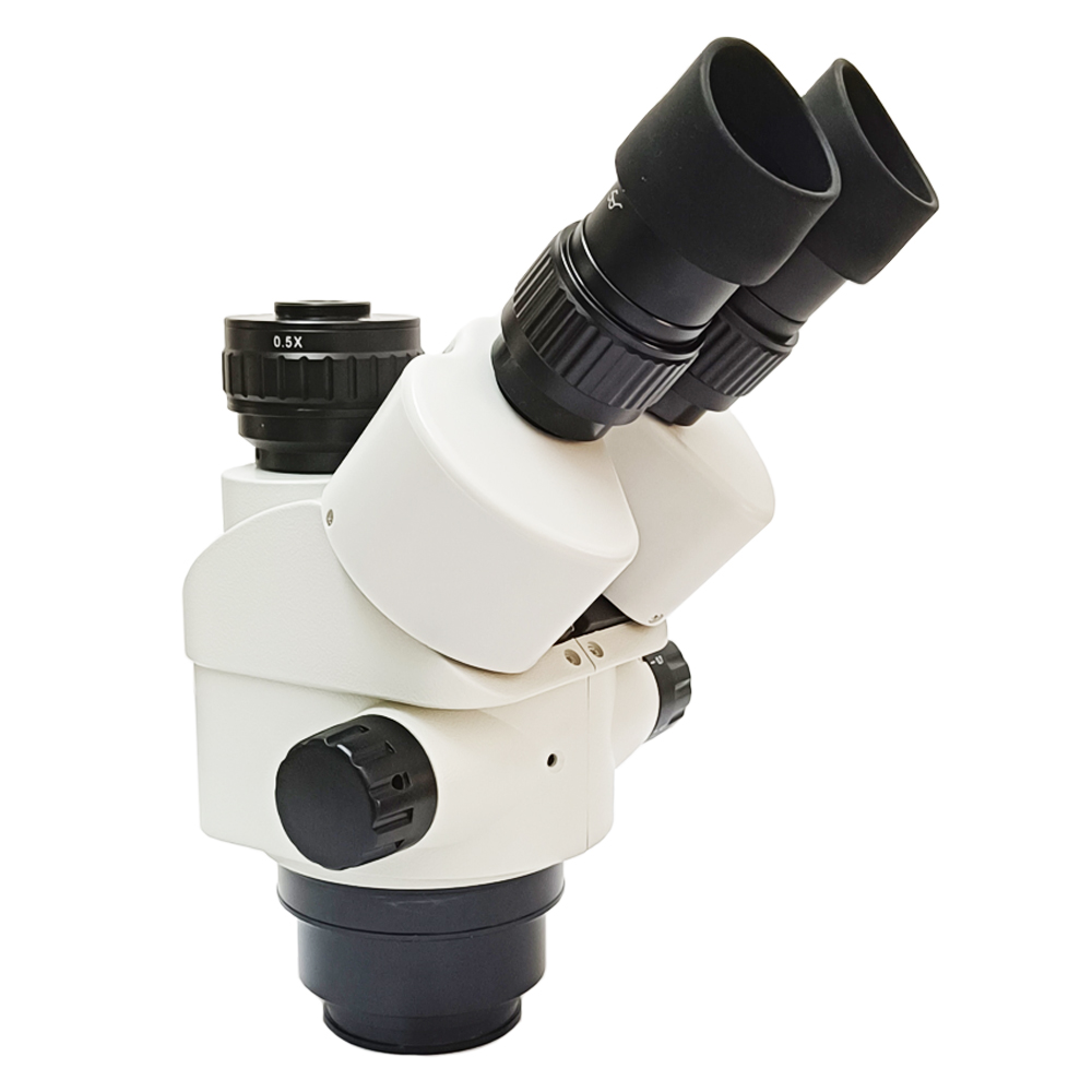 7X-45X プロフェッショナルプラスチック三眼顕微鏡ヘッド - Trinocular Stereo Microscope 7X-45X のレビューと価格