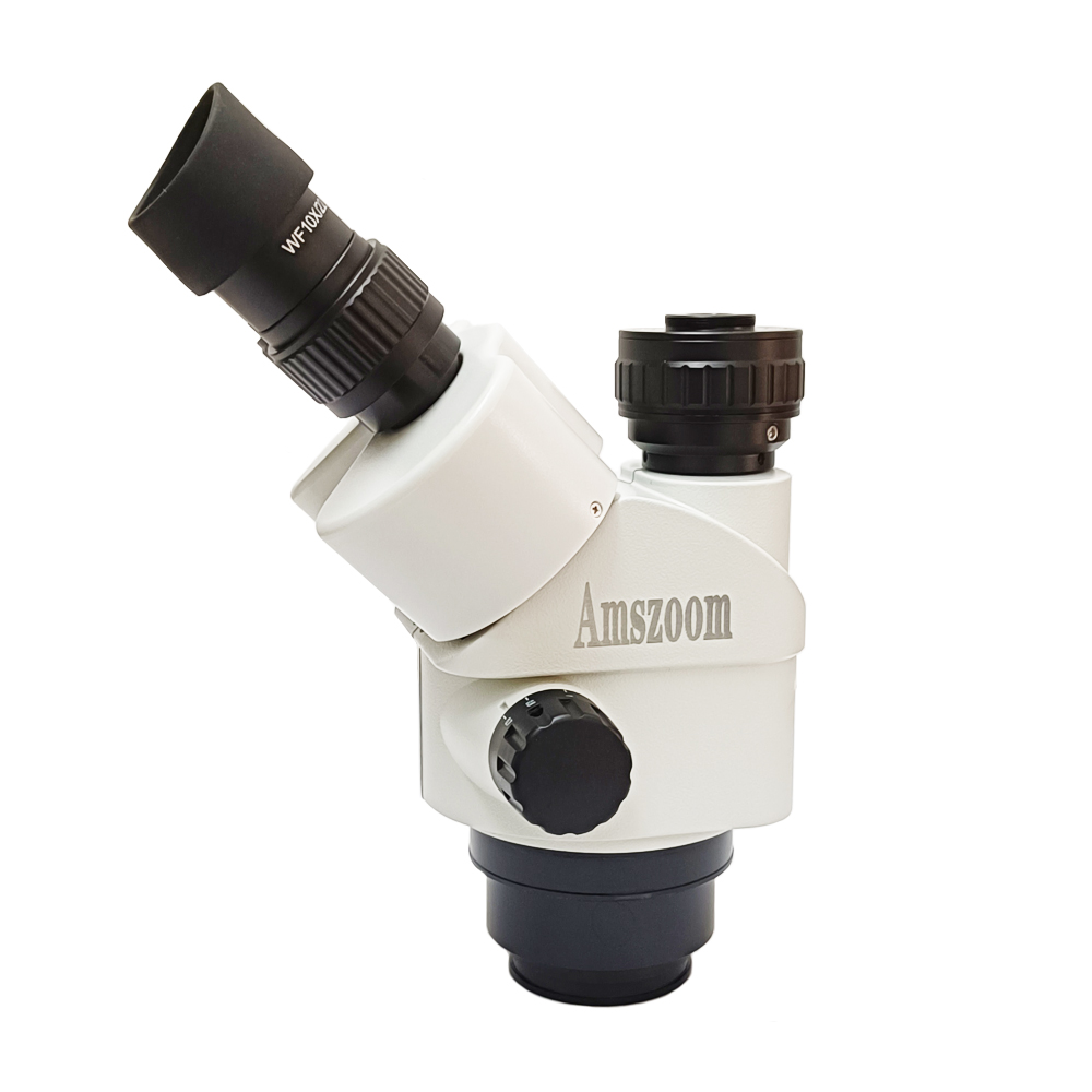 7X-45X プロフェッショナルプラスチック三眼顕微鏡ヘッド - Trinocular Stereo Microscope 7X-45X のレビューと価格