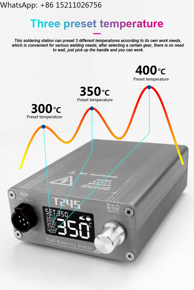 OSS T245はんだ付けステーション 130W 3秒加熱は - C245 Soldering Station 130W のレビューと価格