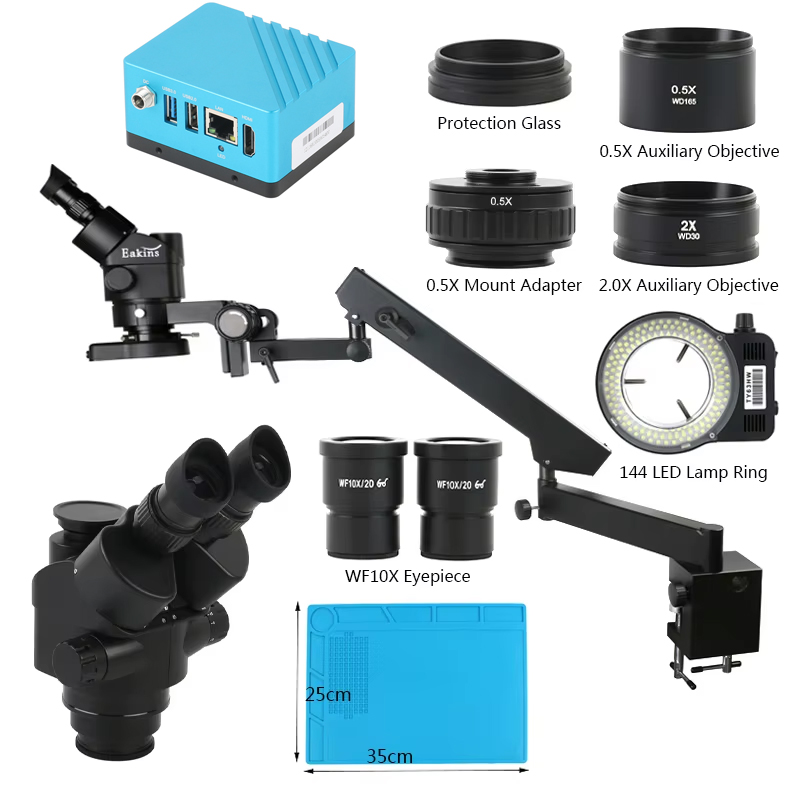 UHD 4K IMX334 HDMI デジタルビデオカメラ  - Simul-Focal Industrial Microscope 4K Hdmi のレビューと価格