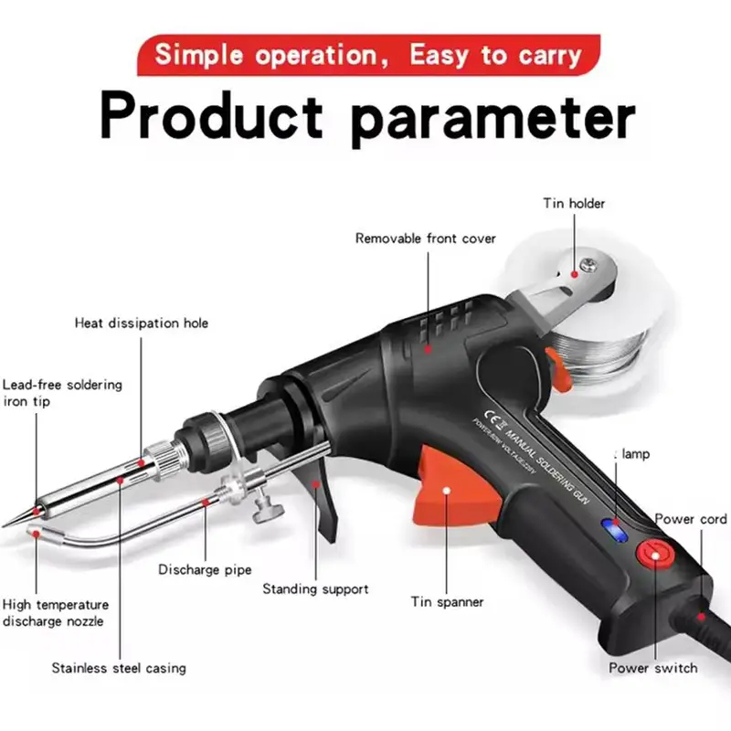 多機能はんだごてはんだ付けガンセットハンドヘルドアイロン溶接 - Laser Soldering Machine Handheld のレビューと価格